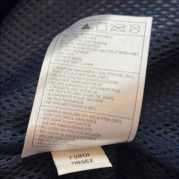 VTG Y2K Nike Syracuse University Track Pant Embroidered Zip  Ankle Lined Blue XL - Picture 11 of 11